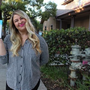 Checkered flannel button down
